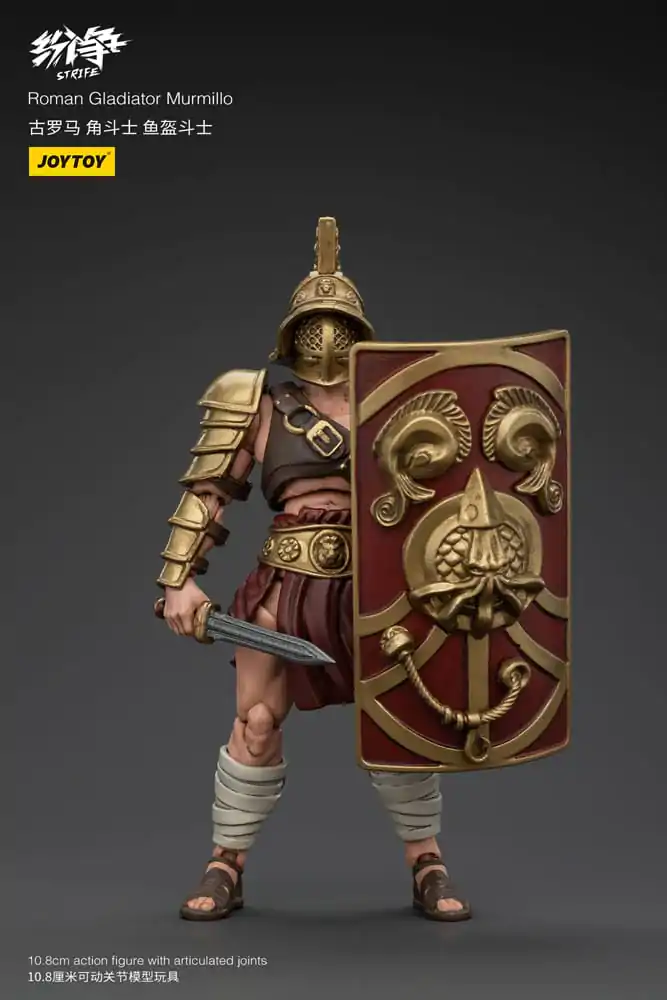 Strife 1/18 Roman Gladiator Murmillo akciófigura 11 cm termékfotó