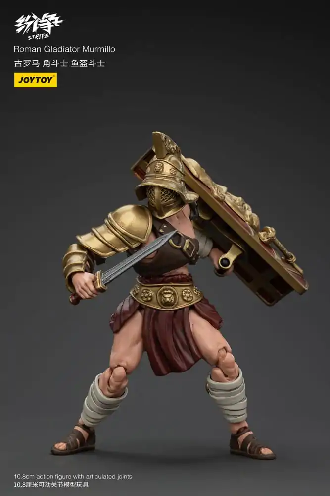 Strife 1/18 Roman Gladiator Murmillo akciófigura 11 cm termékfotó