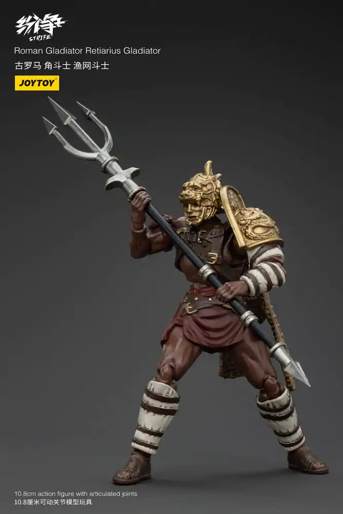 Strife 1/18 Roman Gladiator Retiarius Gladiator akciófigura 11 cm termékfotó