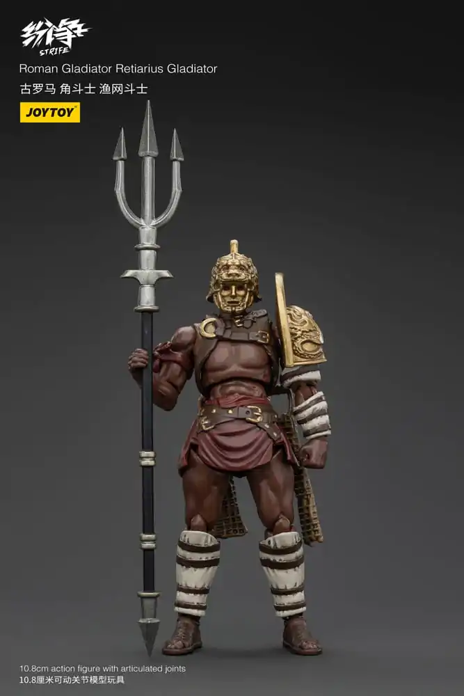 Strife 1/18 Roman Gladiator Retiarius Gladiator akciófigura 11 cm termékfotó