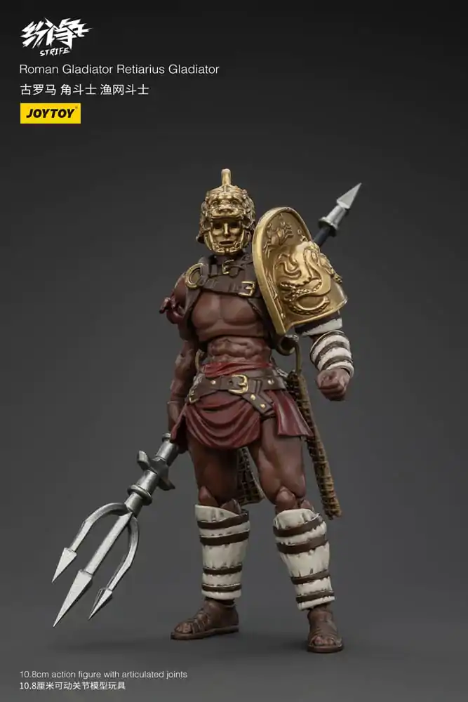 Strife 1/18 Roman Gladiator Retiarius Gladiator akciófigura 11 cm termékfotó