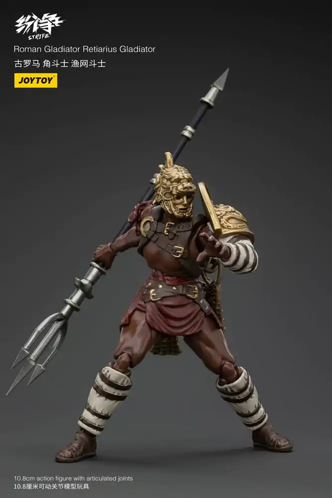 Strife 1/18 Roman Gladiator Retiarius Gladiator akciófigura 11 cm termékfotó