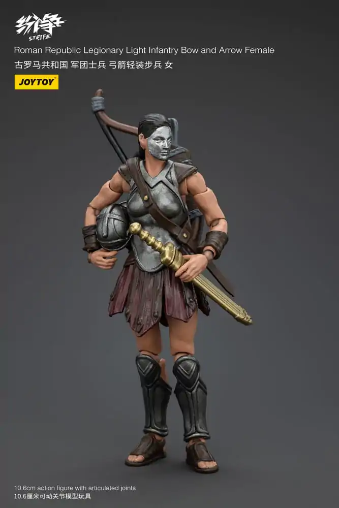 Strife 1/18 Roman Republic Legionary Light Infantry Bow and Arrow Female akciófigura 11 cm termékfotó