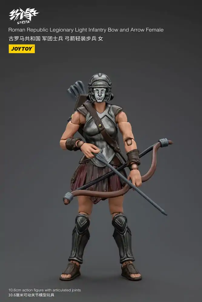 Strife 1/18 Roman Republic Legionary Light Infantry Bow and Arrow Female akciófigura 11 cm termékfotó