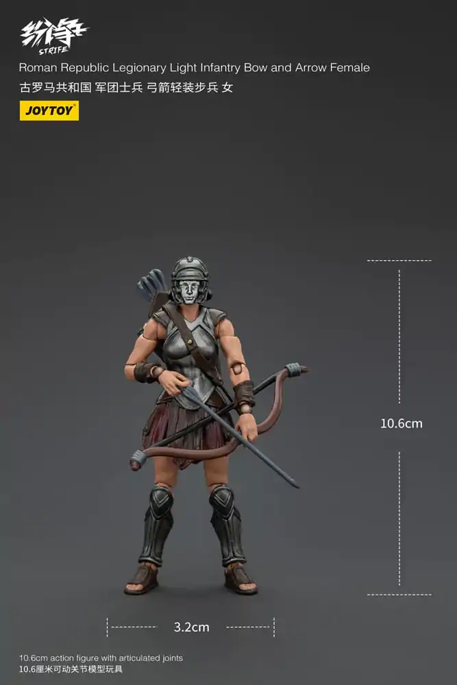 Strife 1/18 Roman Republic Legionary Light Infantry Bow and Arrow Female akciófigura 11 cm termékfotó