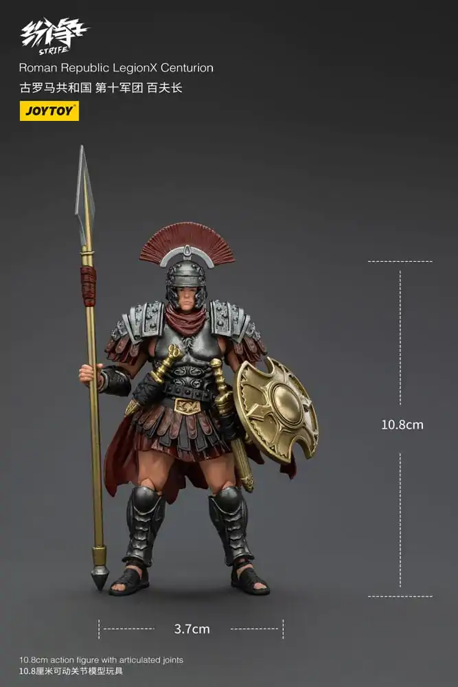 Strife 1/18 Roman Republic LegionX Centurion akciófigura 11 cm termékfotó