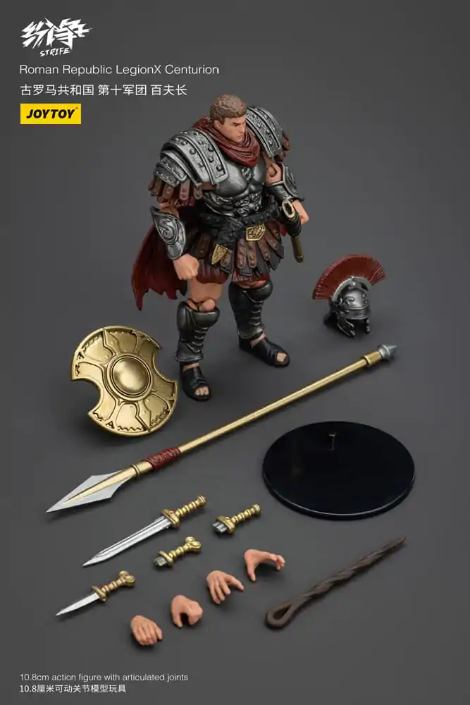 Strife 1/18 Roman Republic LegionX Centurion akciófigura 11 cm termékfotó