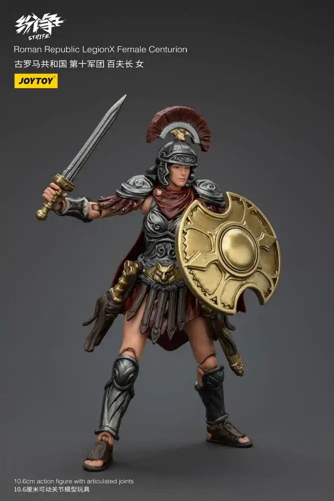 Strife 1/18 Roman Republic LegionX Female Centurion akciófigura 11 cm termékfotó