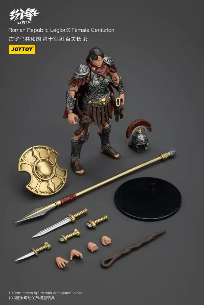 Strife 1/18 Roman Republic LegionX Female Centurion akciófigura 11 cm termékfotó