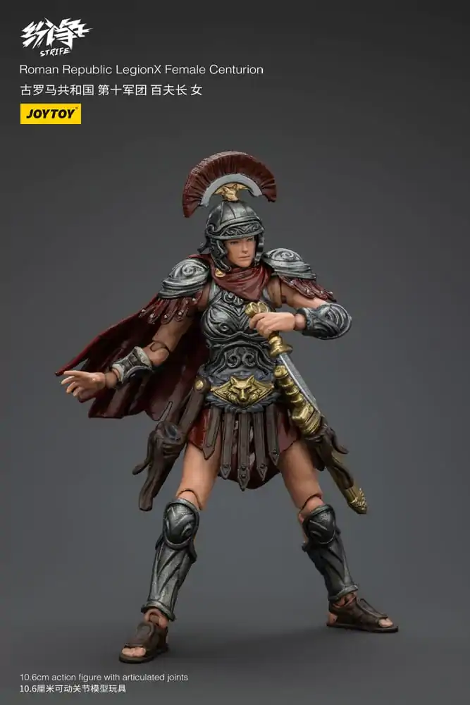 Strife 1/18 Roman Republic LegionX Female Centurion akciófigura 11 cm termékfotó