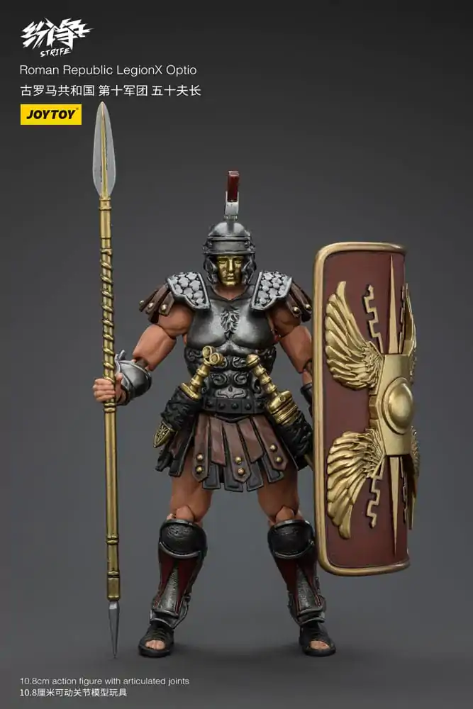 Strife 1/18 Roman Republic LegionX Optio akciófigura 11 cm termékfotó