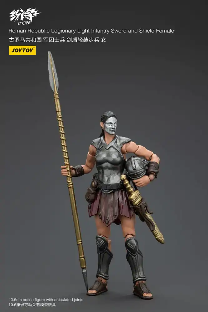 Strife 1/18 Roman Republic Legionary Light Infantry Sword and Shield Female akciófigura 11 cm termékfotó