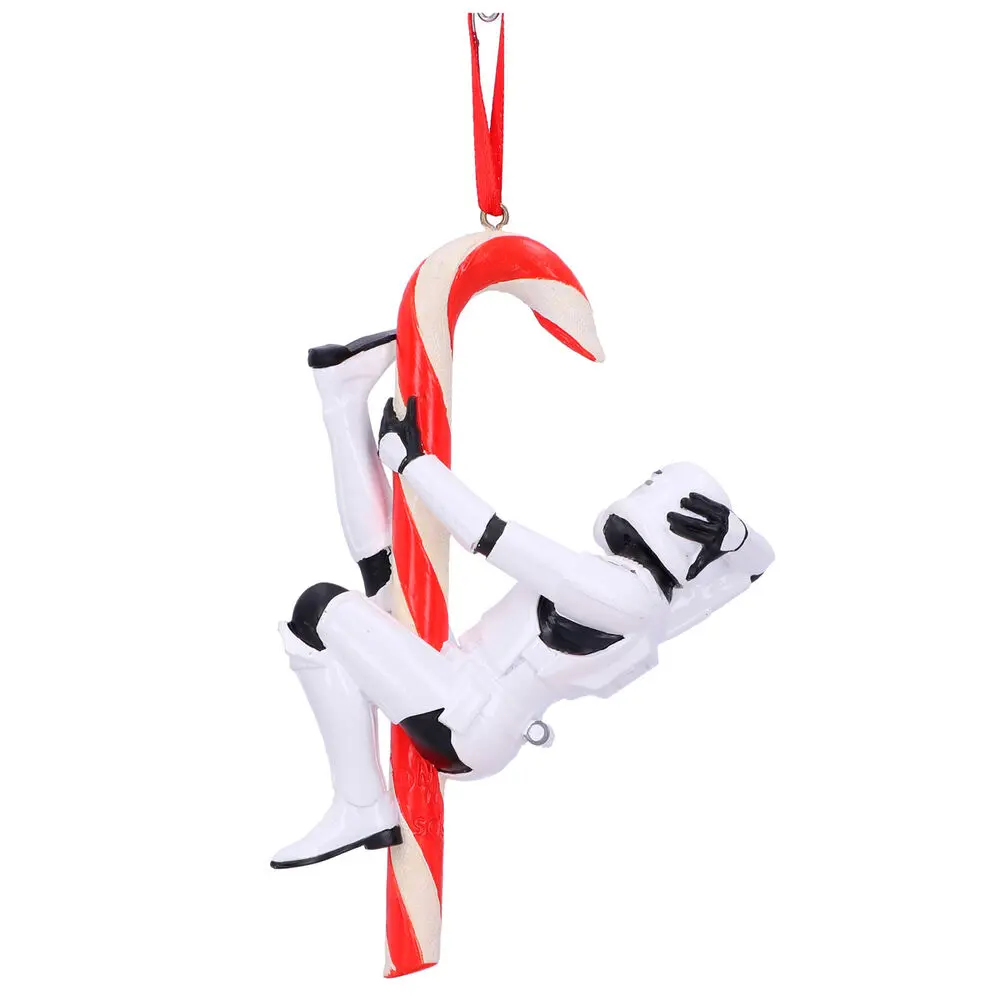 Original Stormtrooper Hanging Tree Ornament Candy Cane 12 cm termékfotó