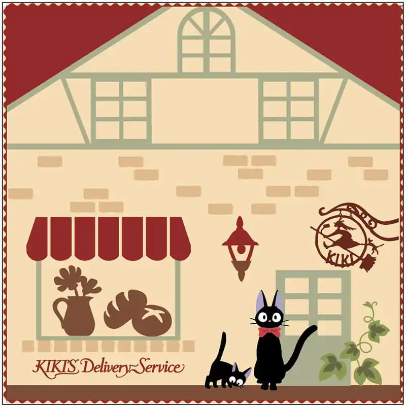 Studio Ghibli Kiki's Delivery Service Kiki's Bakery Mini törölköző 25 x 25 cm termékfotó