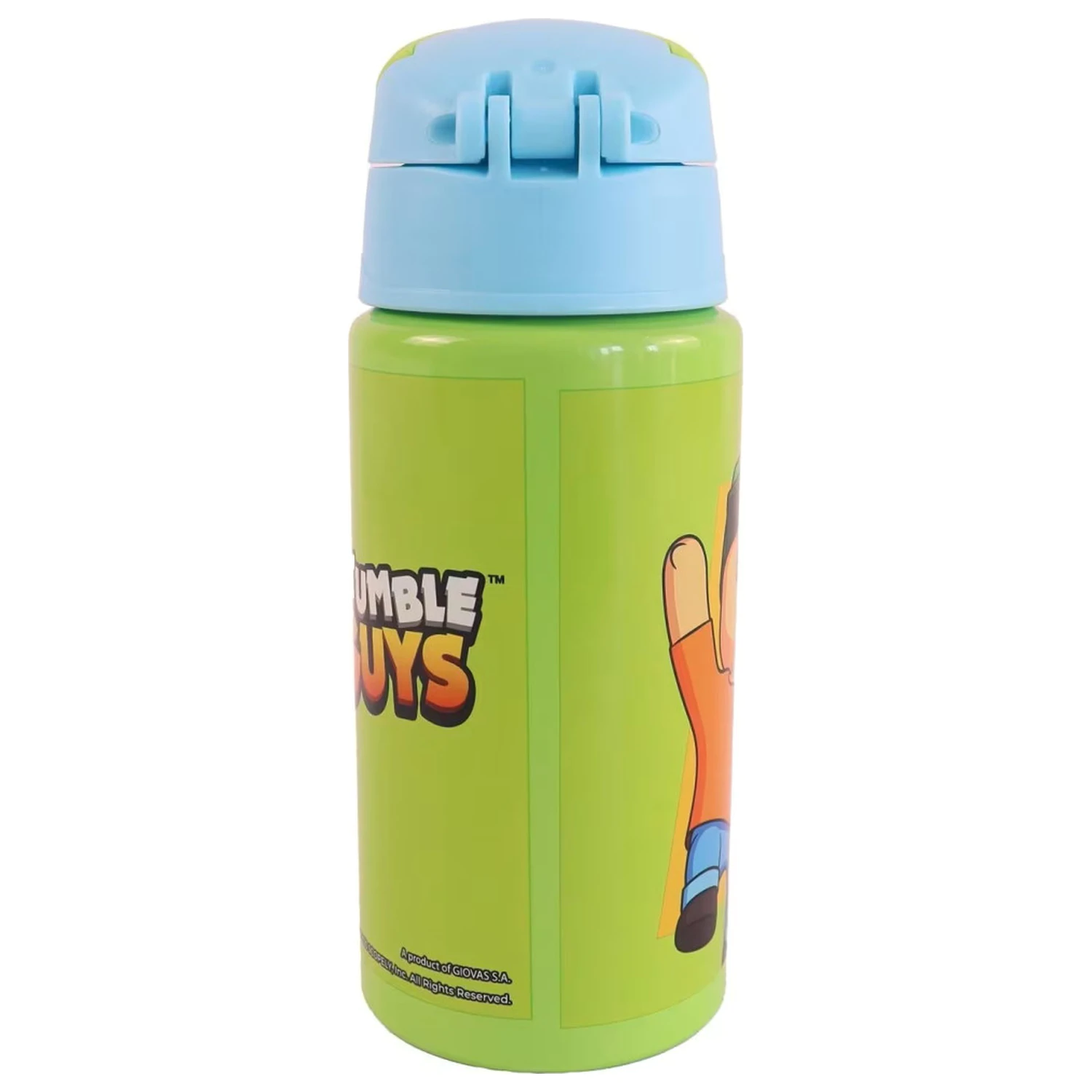 Stumble Guys All Day alumínium szívószálas kulacs akasztóval 500 ml termékfotó