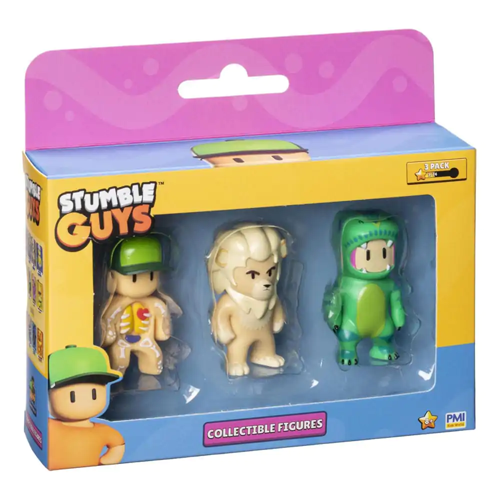 Stumble Guys: Wave 2 Inside Out + Kiara + T-Rex Guy 3 db-os gyűjtői figura csomag termékfotó