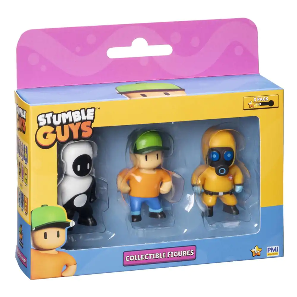 Stumble Guys: Wave 2 Yang + Mr Stumble + Hazmat NBC 3 db-os gyűjtői figura csomag termékfotó