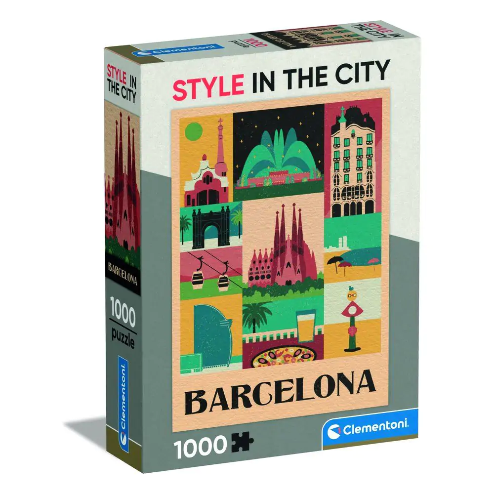 Style in the City Barcelona puzzle 1000db-os termékfotó