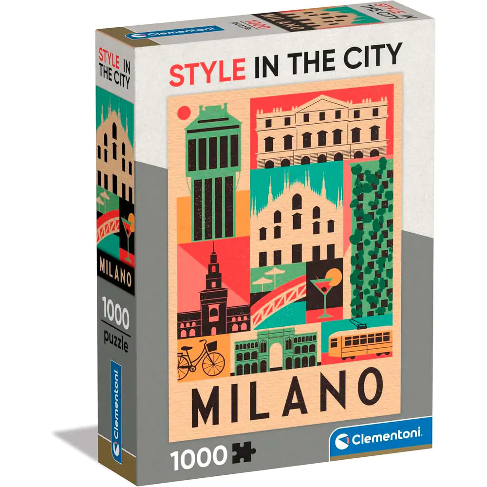 Style in the City Milan puzzle 1000db-os termékfotó