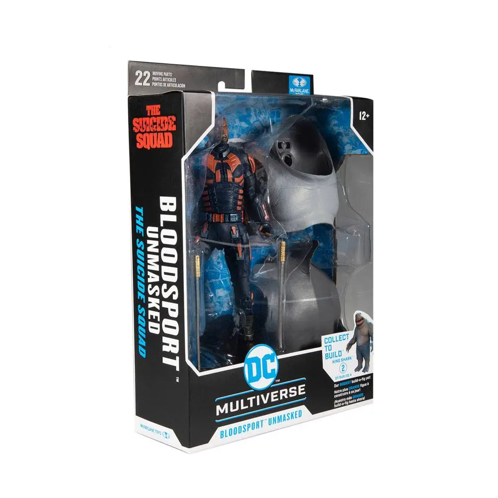 Suicide Squad Build A Bloodsport (Unmasked) akciófigura 18 cm termékfotó