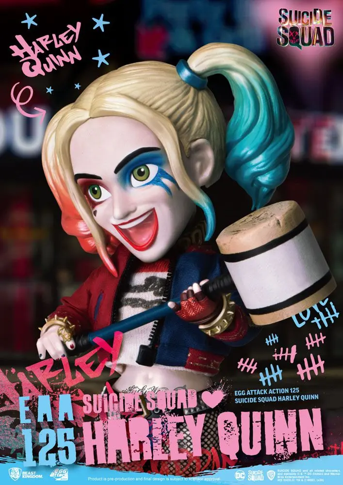 Suicide Squad Egg Attack Action Harley Quinn akciófigura 17 cm termékfotó