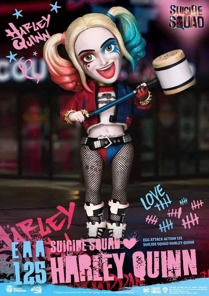 Suicide Squad Egg Attack Action Harley Quinn akciófigura 17 cm termékfotó
