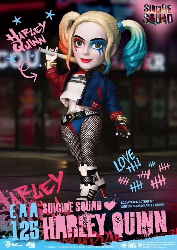 Suicide Squad Egg Attack Action Harley Quinn akciófigura 17 cm termékfotó