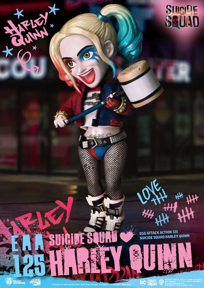 Suicide Squad Egg Attack Action Harley Quinn akciófigura 17 cm termékfotó