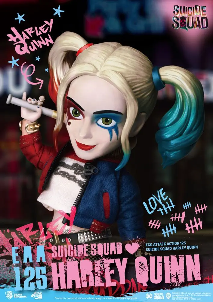 Suicide Squad Egg Attack Action Harley Quinn akciófigura 17 cm termékfotó