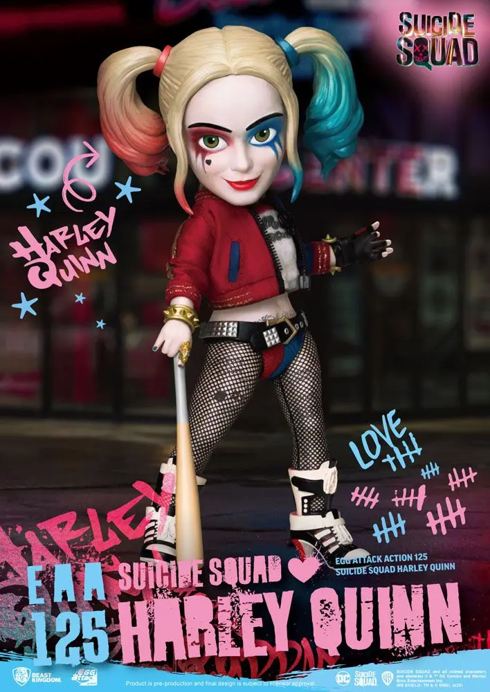 Suicide Squad Egg Attack Action Harley Quinn akciófigura 17 cm termékfotó