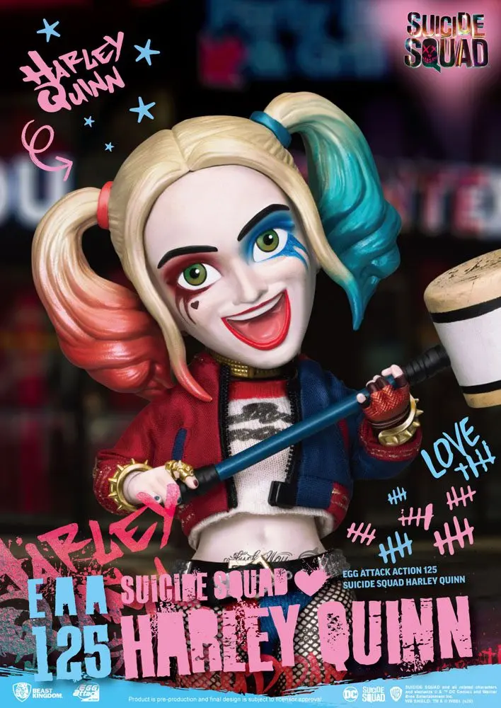 Suicide Squad Egg Attack Action Harley Quinn akciófigura 17 cm termékfotó