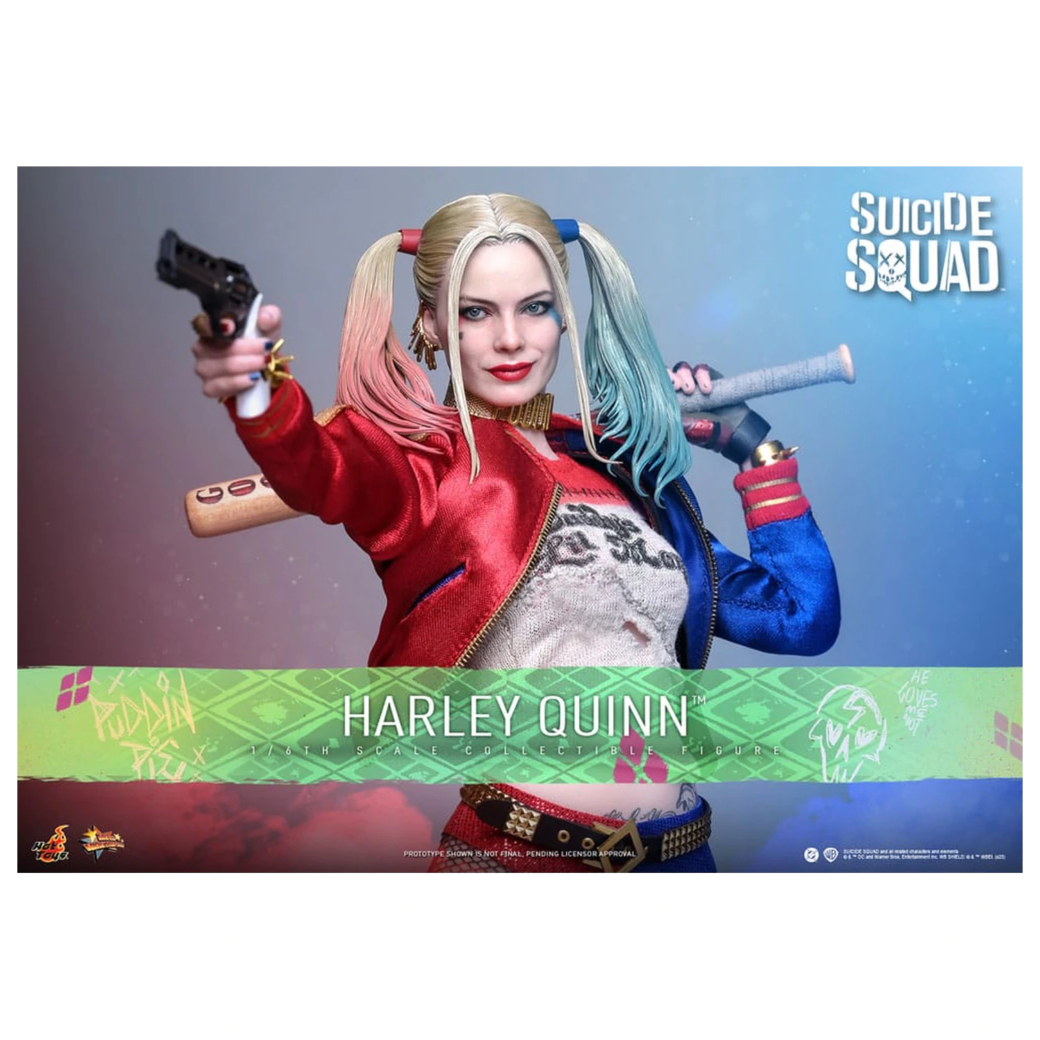 Suicide Squad Movie Masterpiece 1/6 Harley Quinn akciófigura 29 cm termékfotó