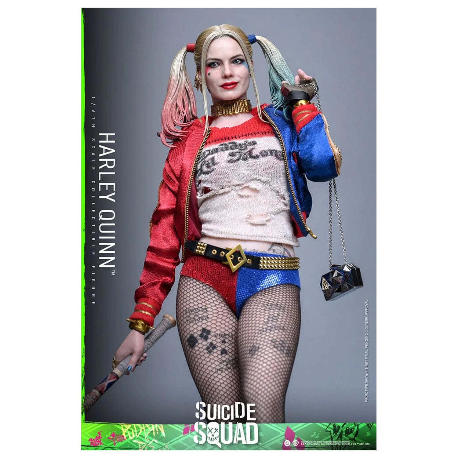 Suicide Squad Movie Masterpiece 1/6 Harley Quinn akciófigura 29 cm termékfotó