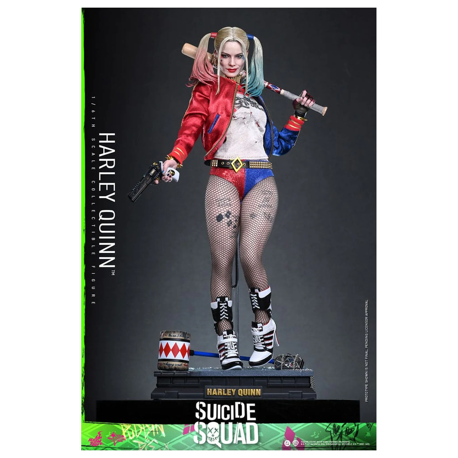 Suicide Squad Movie Masterpiece 1/6 Harley Quinn akciófigura 29 cm termékfotó
