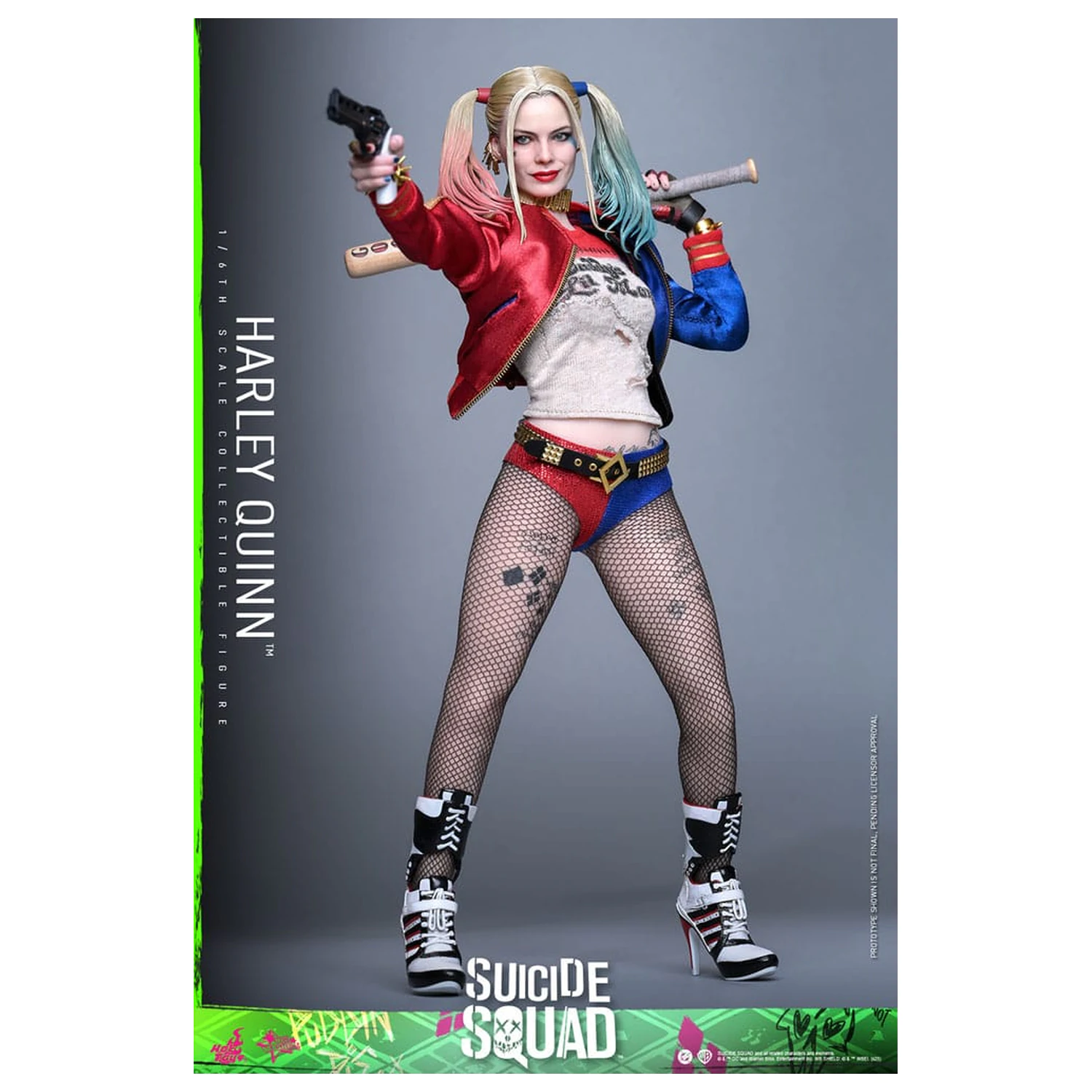 Suicide Squad Movie Masterpiece 1/6 Harley Quinn akciófigura 29 cm termékfotó