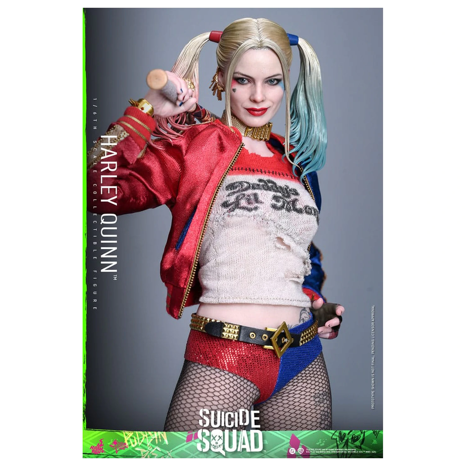 Suicide Squad Movie Masterpiece 1/6 Harley Quinn akciófigura 29 cm termékfotó
