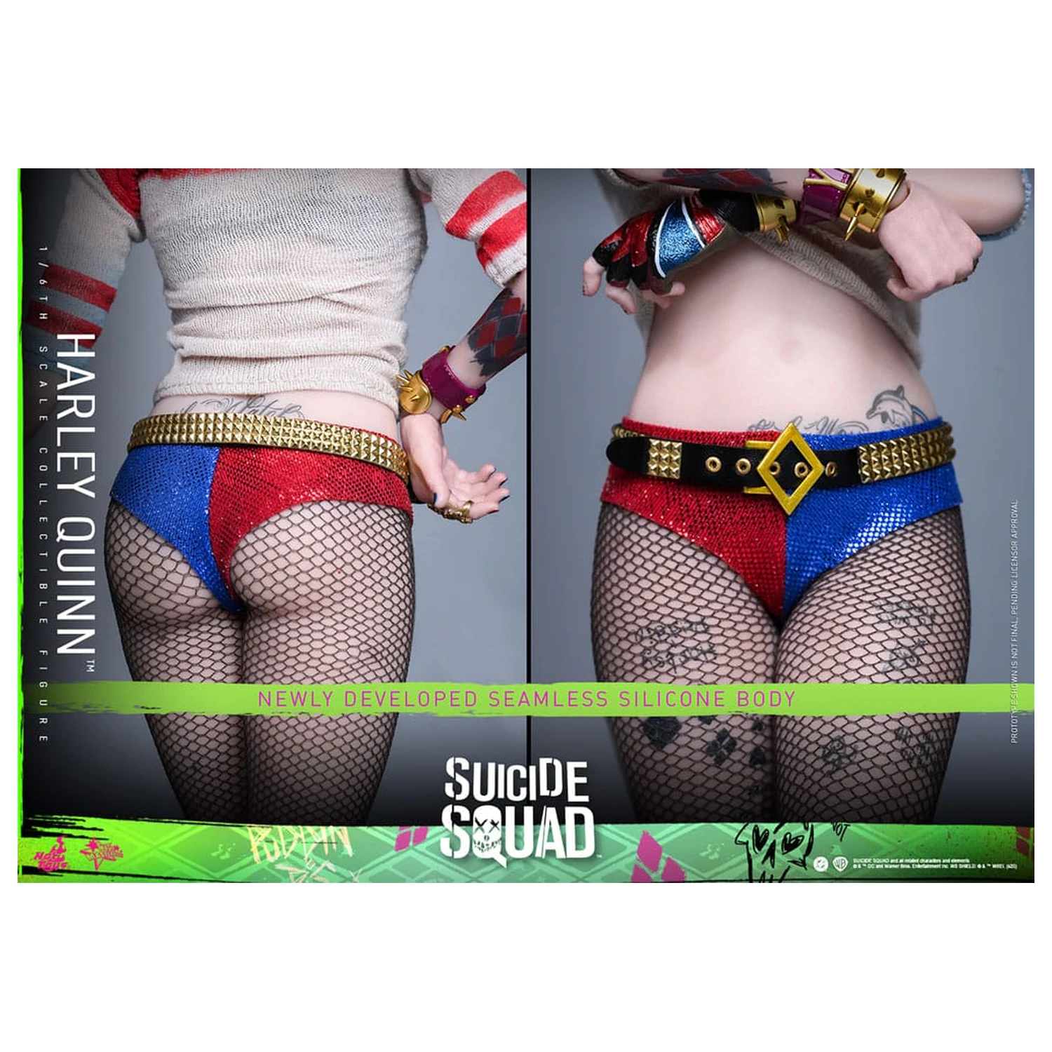 Suicide Squad Movie Masterpiece 1/6 Harley Quinn akciófigura 29 cm termékfotó