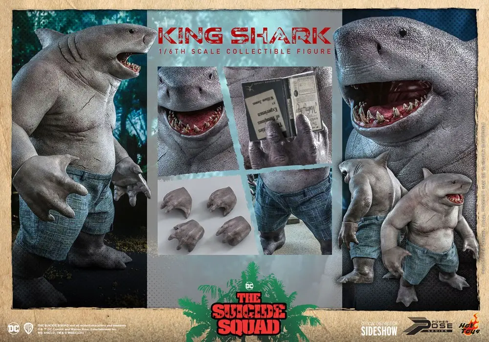 Suicide Squad Movie Masterpiece 1/6 King Shark akciófigura 35 cm termékfotó