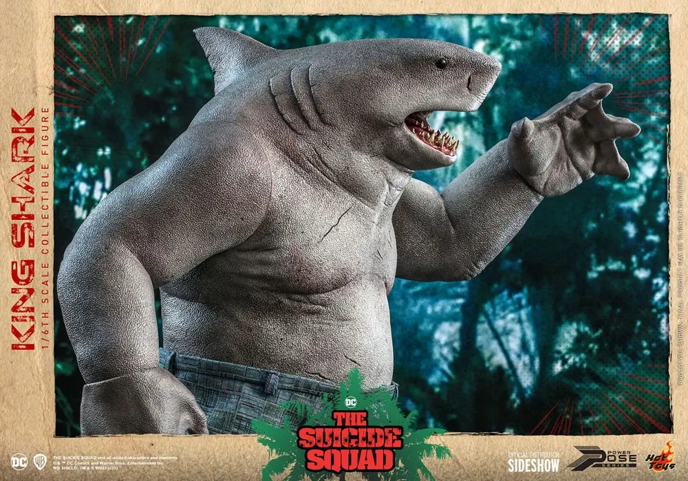 Suicide Squad Movie Masterpiece 1/6 King Shark akciófigura 35 cm termékfotó