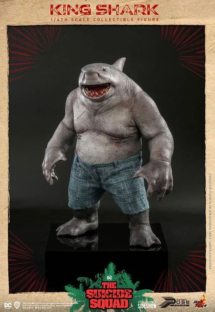 Suicide Squad Movie Masterpiece 1/6 King Shark akciófigura 35 cm termékfotó