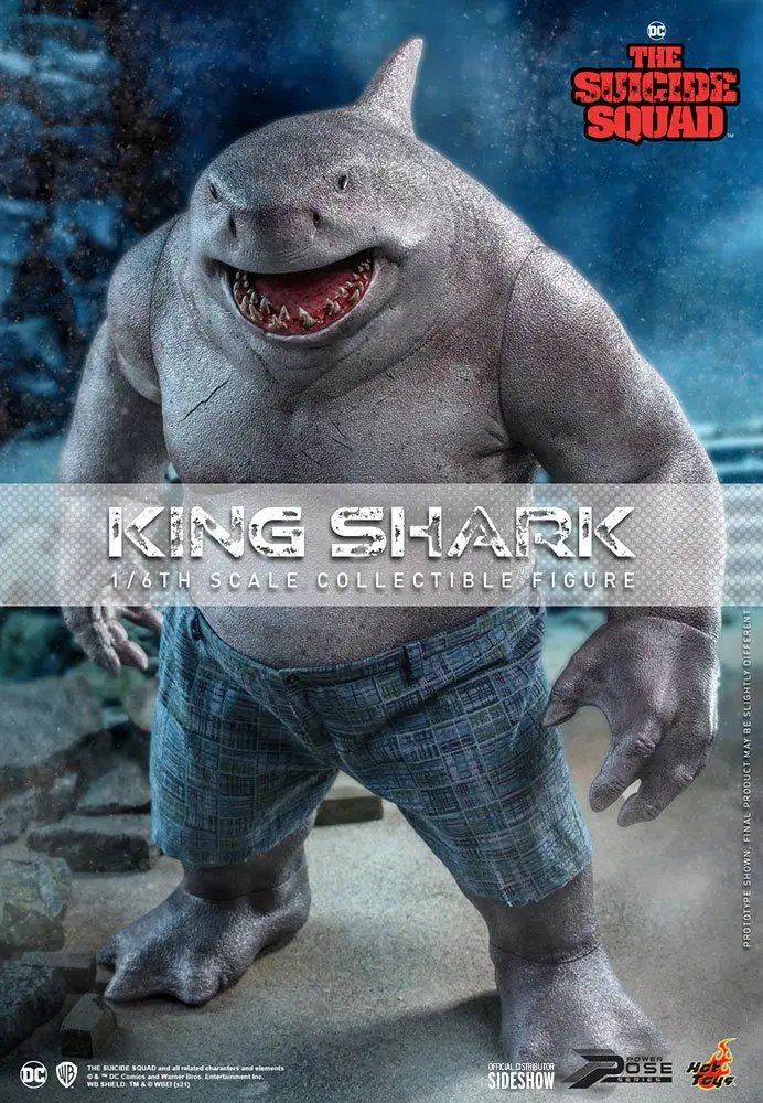 Suicide Squad Movie Masterpiece 1/6 King Shark akciófigura 35 cm termékfotó