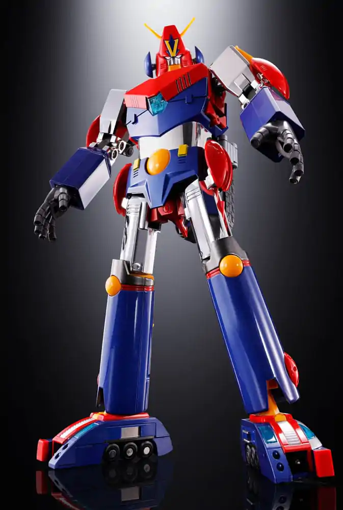 Super Electromagnetic Machine Voltes V Soul of Chogokin Diecast Action Figure GX31-SP Com-Battler V Chogokin 50th Anniversary Ver. 25 cm termékfotó