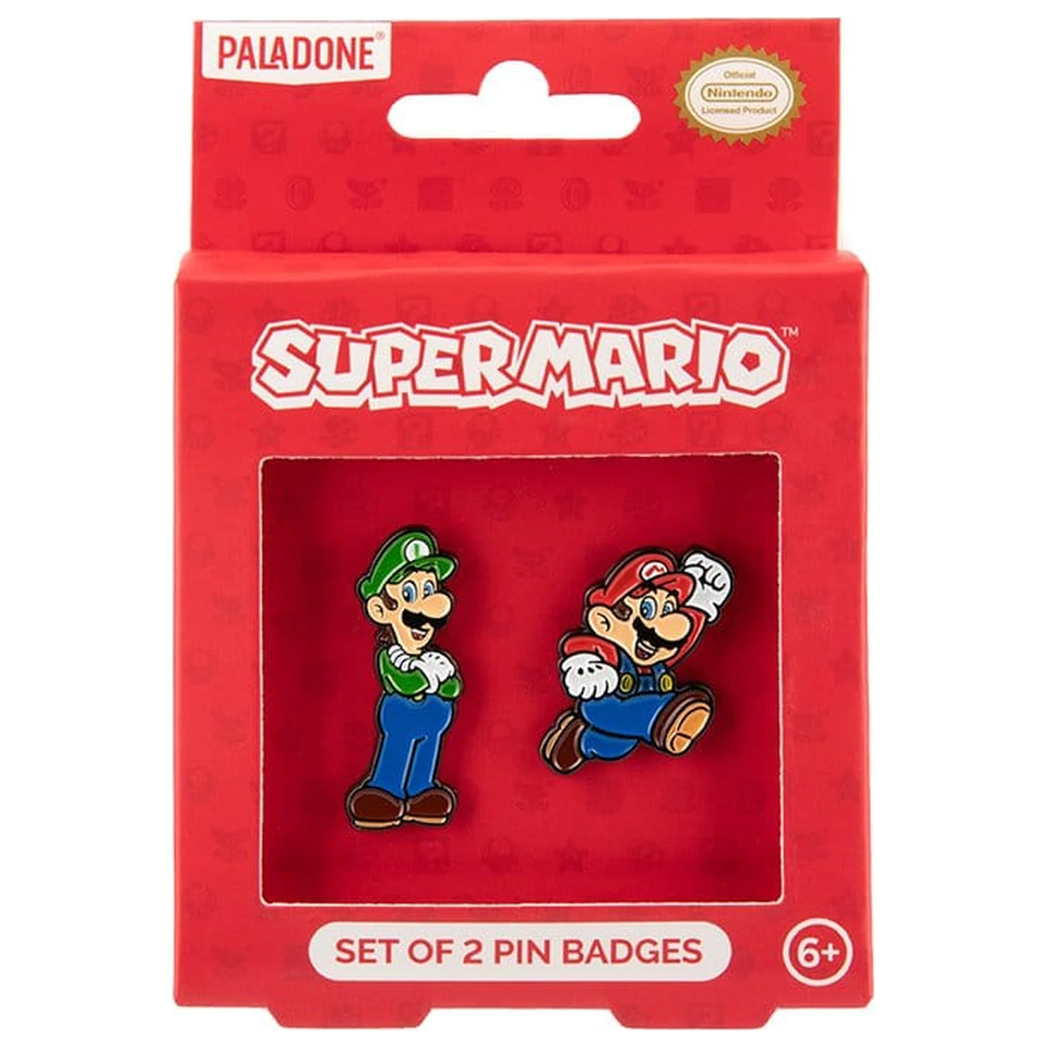 Super Mario 2 db-os kitűző csomag termékfotó