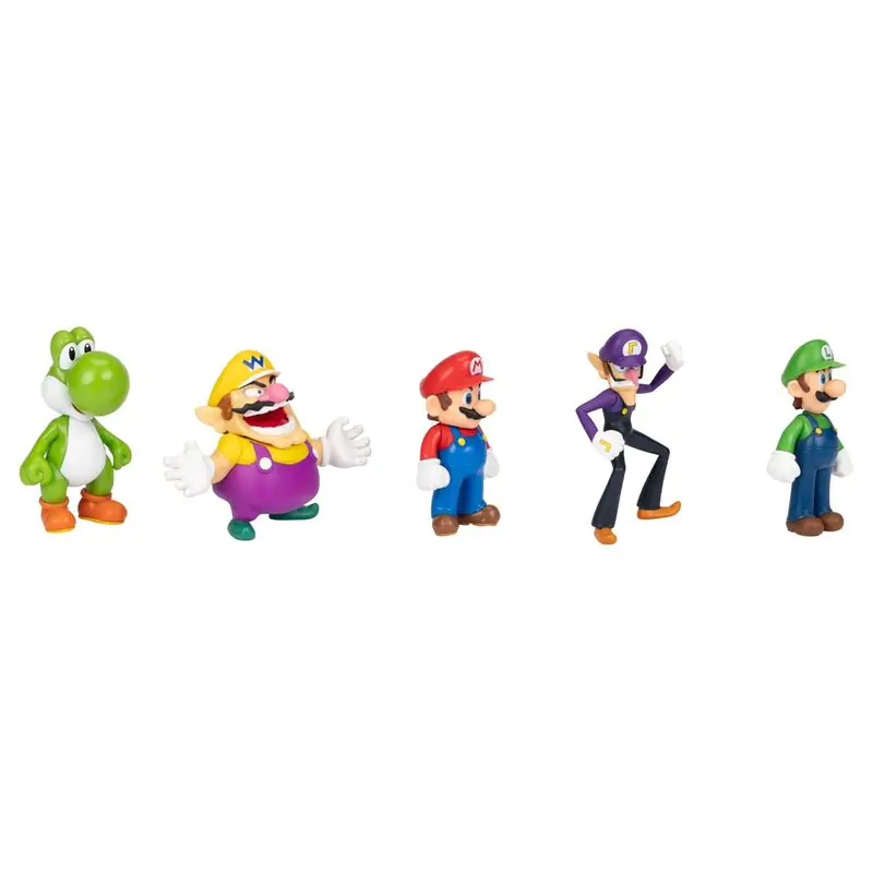 Super Mario Bros 5 db-os figura csomag 6cm termékfotó