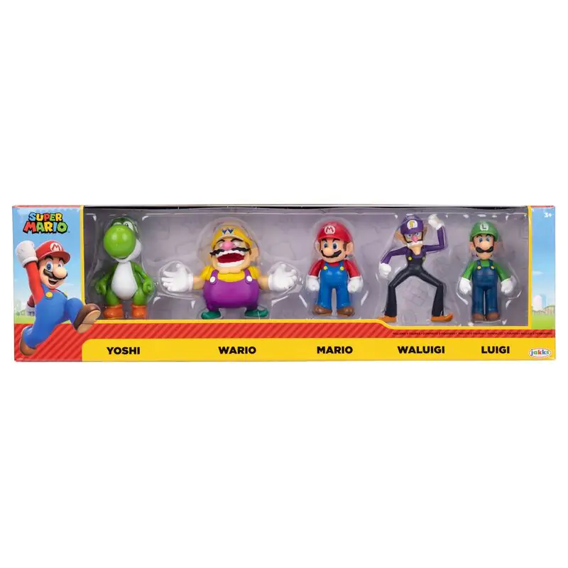 Super Mario Bros 5 db-os figura csomag 6cm termékfotó