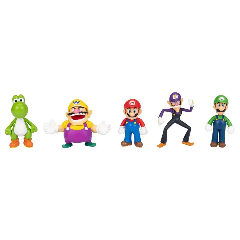 Super Mario Bros 5 db-os figura csomag 6cm termékfotó