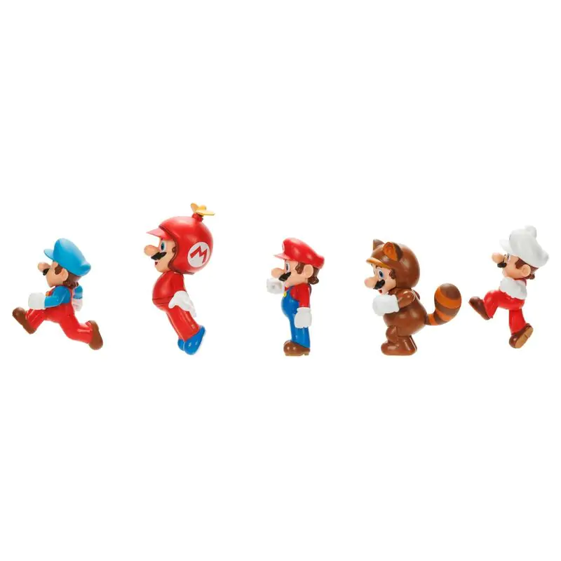 Super Mario Bros 5 db-os figura csomag  6cm termékfotó