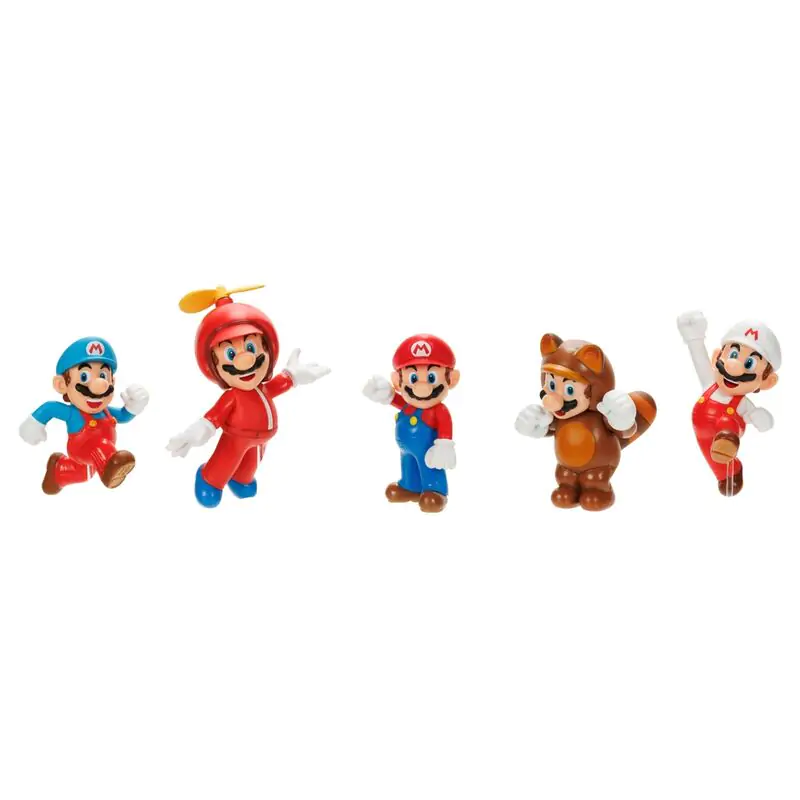 Super Mario Bros 5 db-os figura csomag  6cm termékfotó