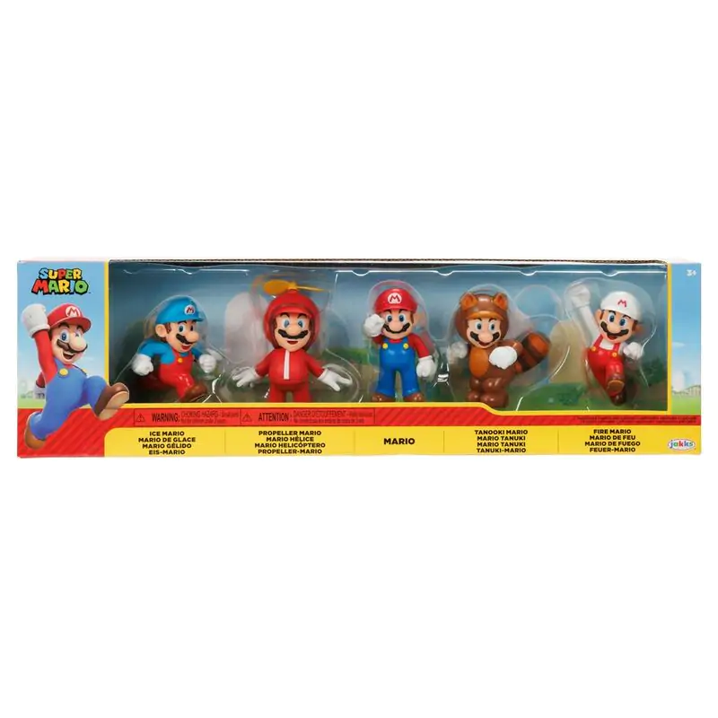 Super Mario Bros 5 db-os figura csomag  6cm termékfotó