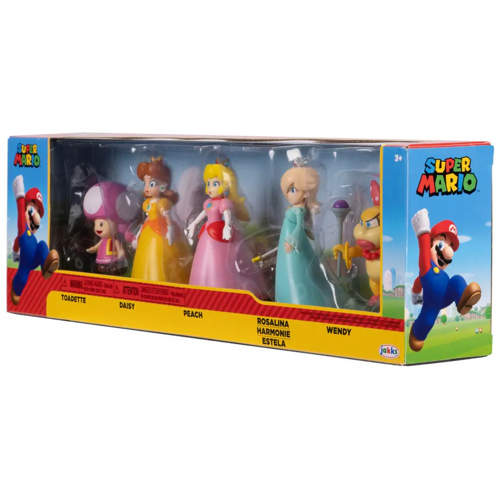 Super Mario Bros 5db-os figura csomag 6 cm termékfotó